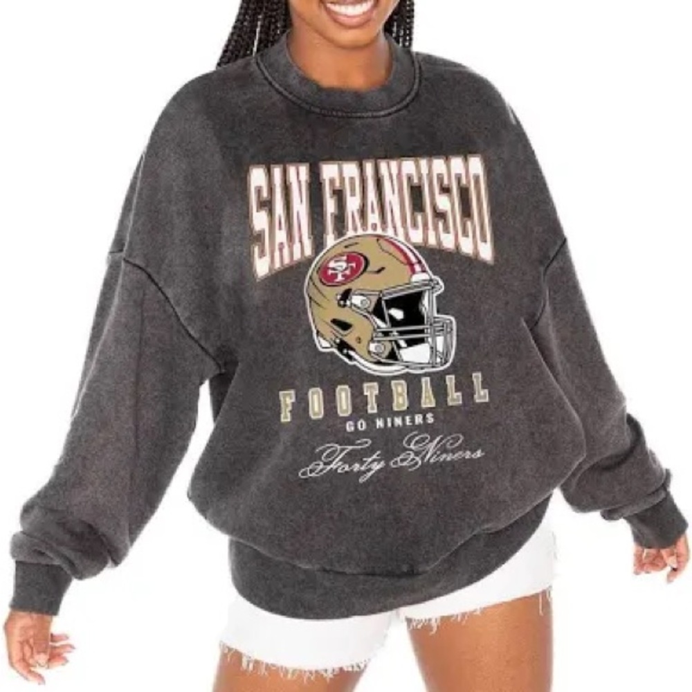 San Francisco Football Charcoal Sweatshirt